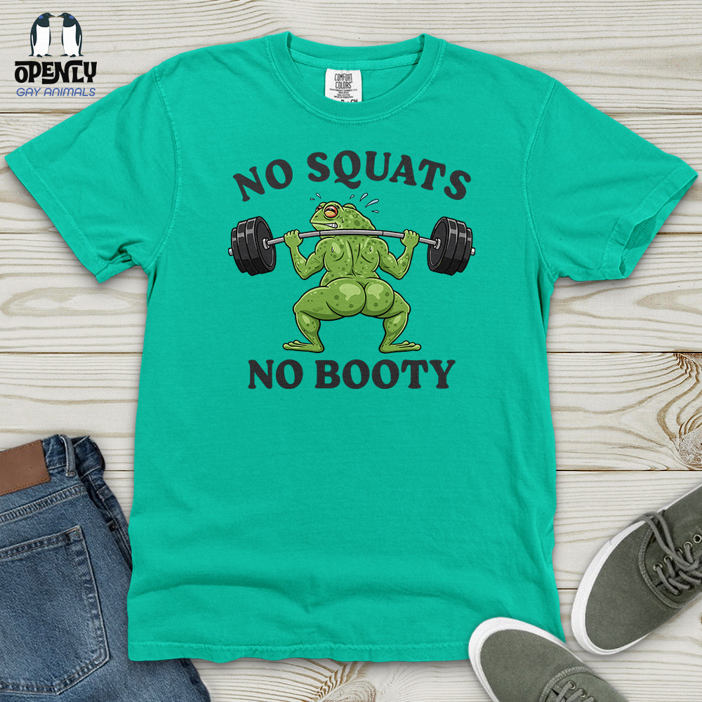 No Squats No Booty Heavy Cotton Comfort Colors Tee