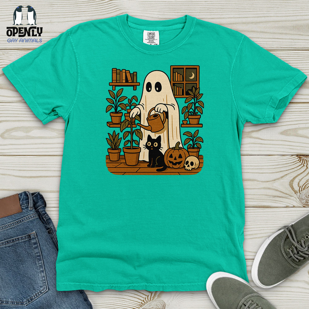 Retro Ghost Gardening Heavy Cotton Comfort Colors Tee