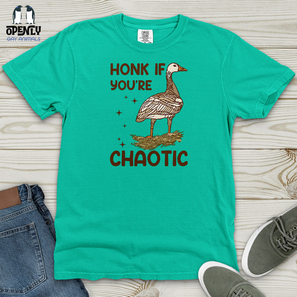 Honk If You're Chaotic Heavy Cotton Comfort Colors Tee