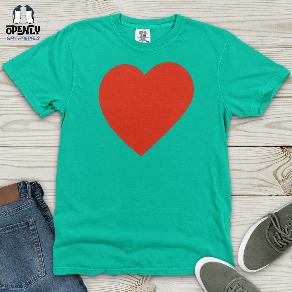 Heart Tee Heavy Cotton Comfort Colors Tee
