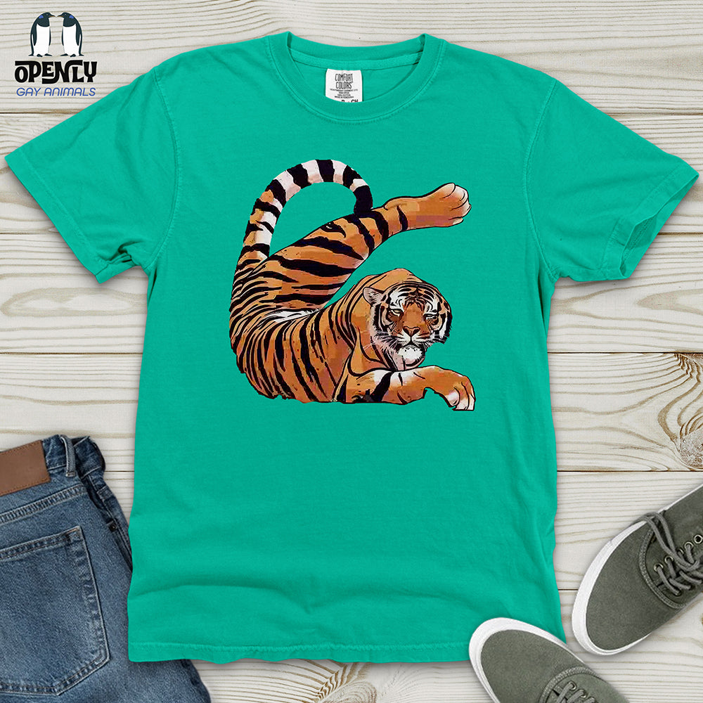 Stretching Tiger Heavy Cotton Comfort Colors Tee