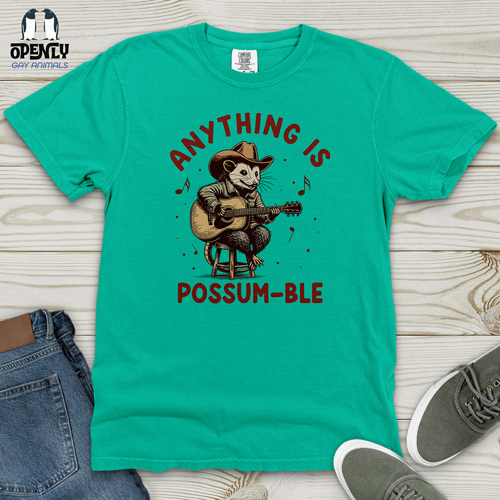 Anything Is Possum-Ble Heavy Cotton Comfort Colors Tee