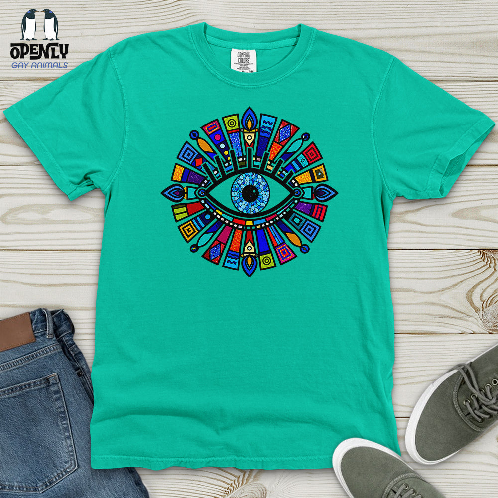 Greek Evil Eye Heavy Cotton Comfort Colors Tee