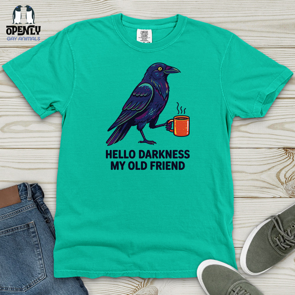 Hello Darkness My Old Friend Heavy Cotton Comfort Colors Tee