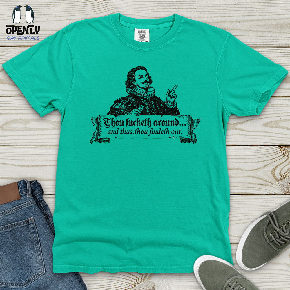 William Shakespeare Quote Heavy Cotton Comfort Colors Tee