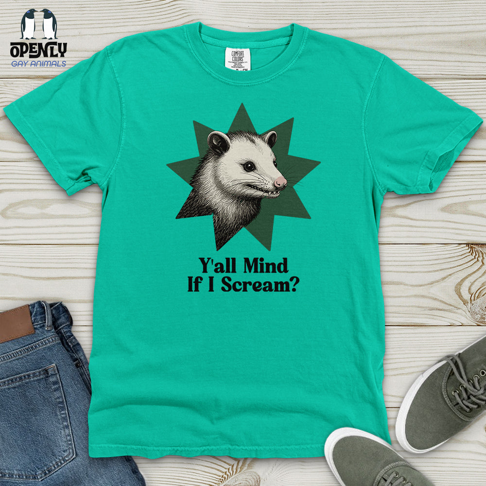 Y'all Mind If I Scream Heavy Cotton Comfort Colors Tee