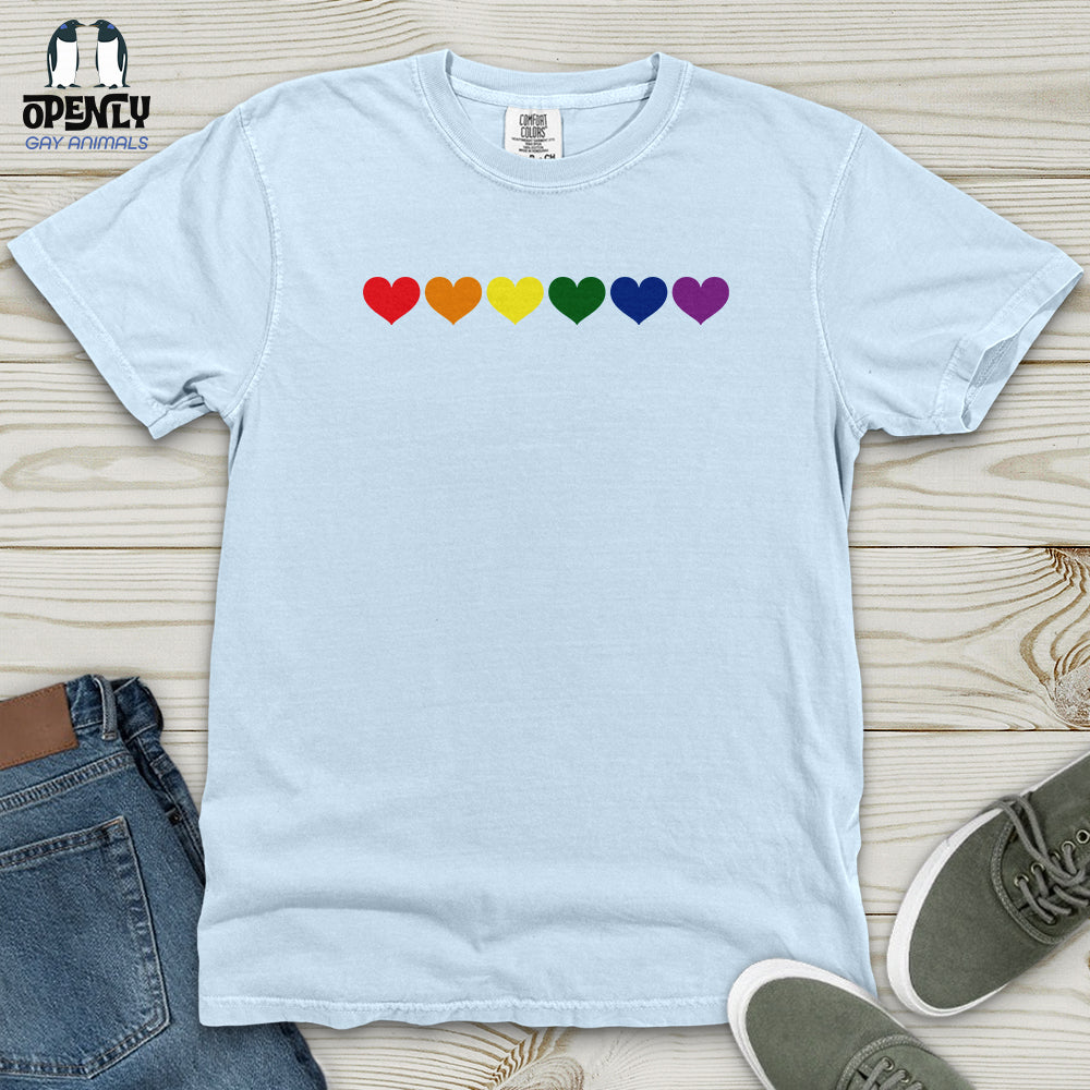 Pride Heart Heavy Cotton Comfort Colors Tee