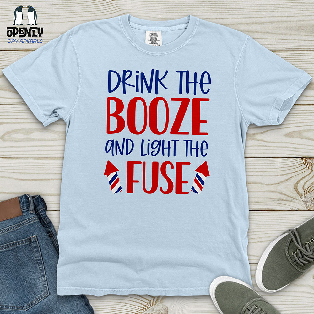 Drink The Booze Heavy Cotton Comfort Colors Tee