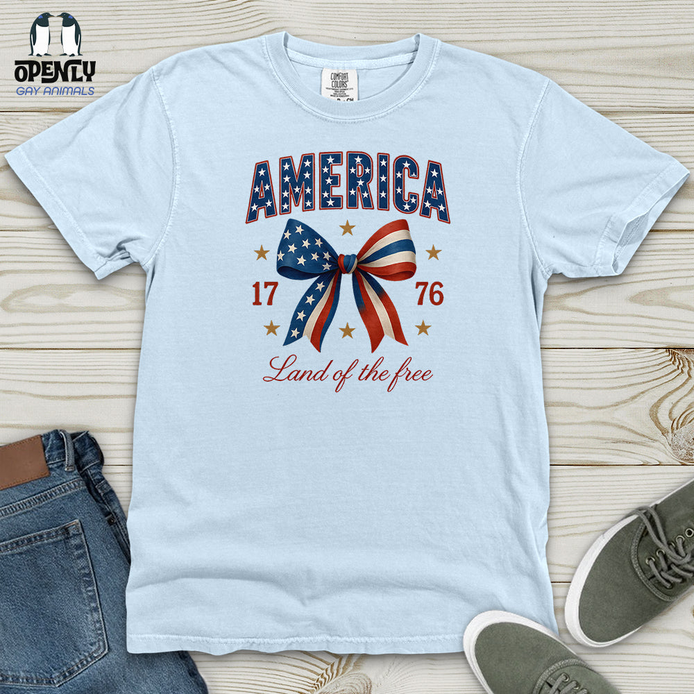 America Land of the Free Heavy Cotton Comfort Colors Tee