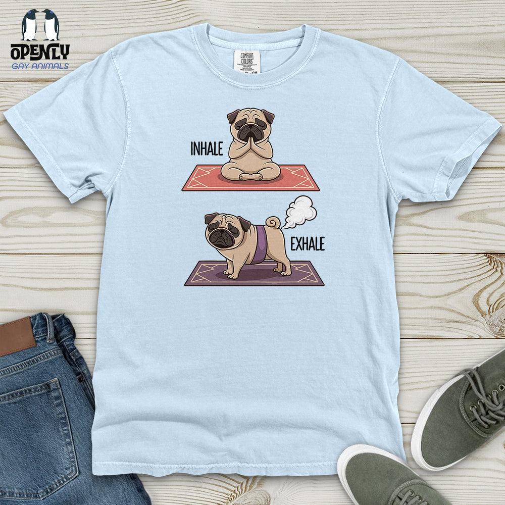 Inhale, Exhale Dog Heavy Cotton Comfort Colors Tee