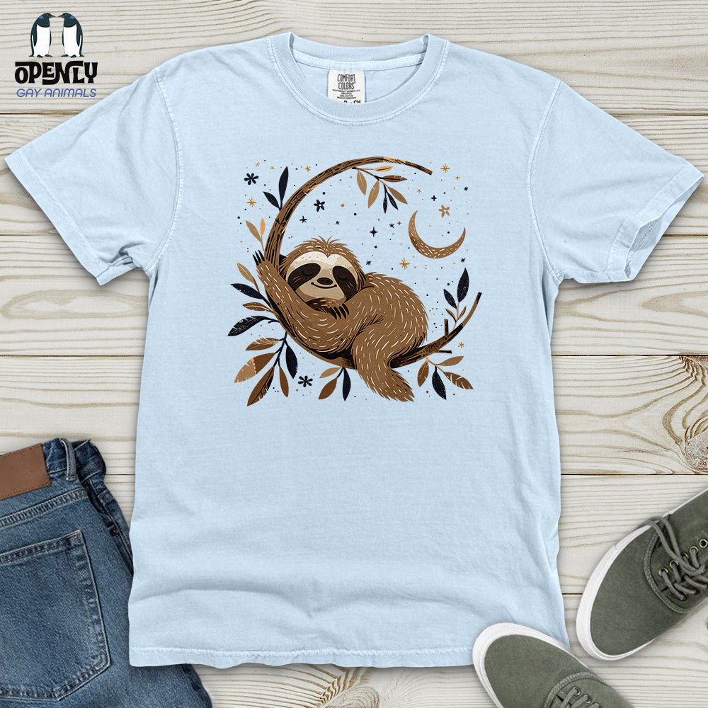 Cosmic Sloth Dreams Heavy Cotton Comfort Colors Tee