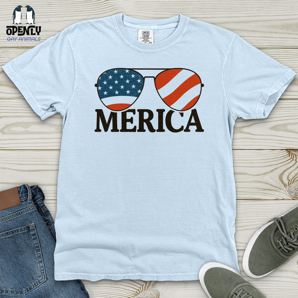 4Th of July Merica Heavy Cotton Comfort Colors Tee
