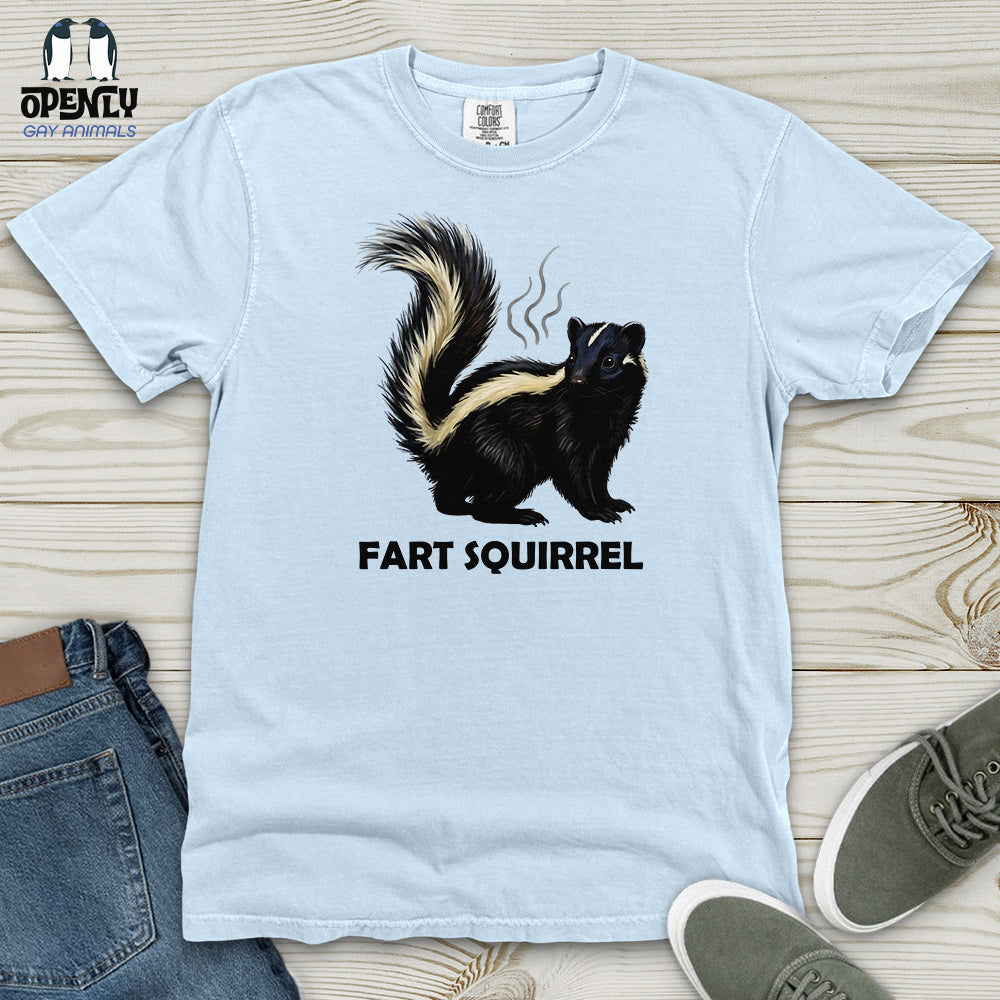Fart Squirrel Heavy Cotton Comfort Colors Tee