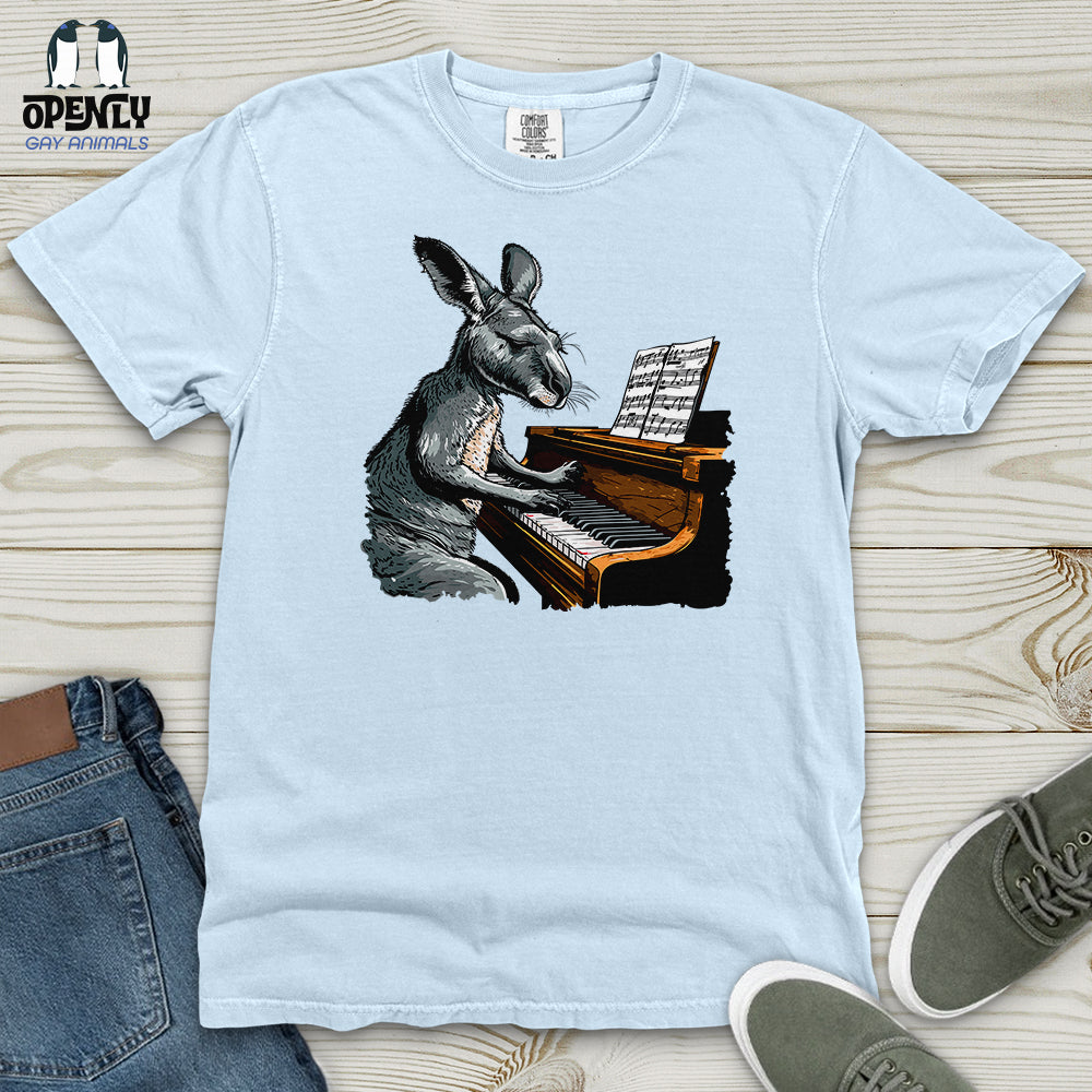 Kangaroo Piano Concert Heavy Cotton Comfort Colors Tee