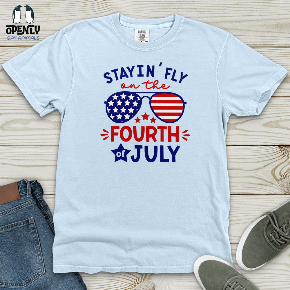 Stayin' Fly on the Fourth of July Heavy Cotton Comfort Colors Tee