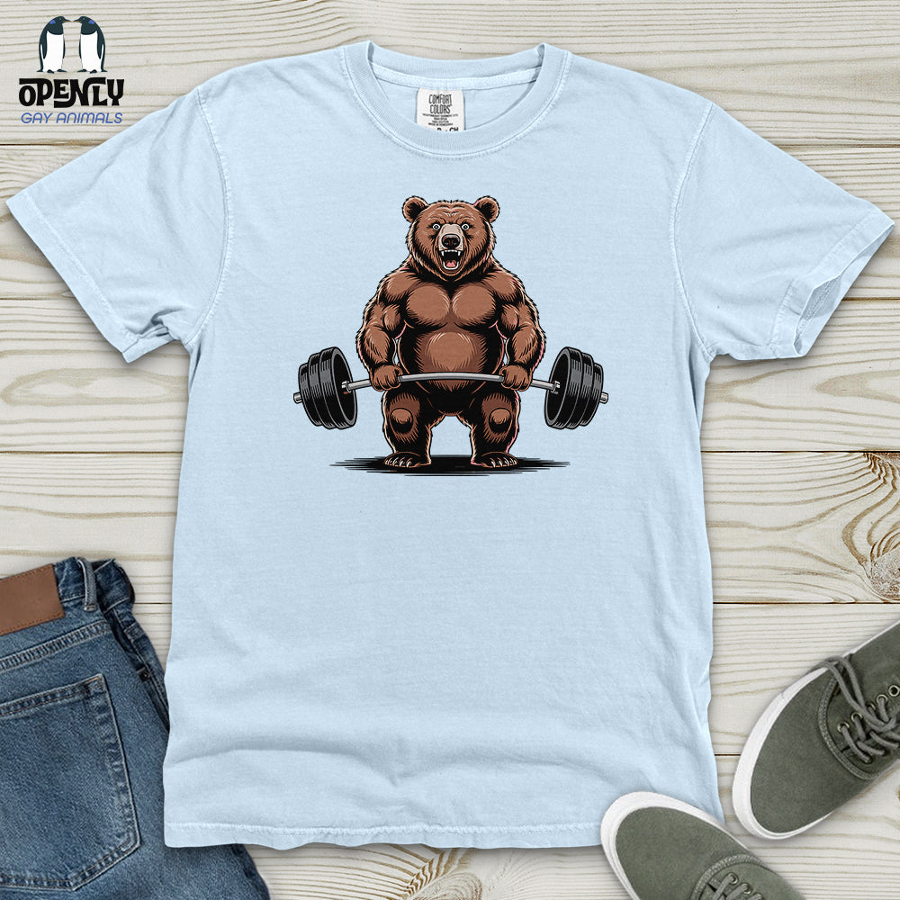 Bear Dumbbelling Heavy Cotton Comfort Colors Tee