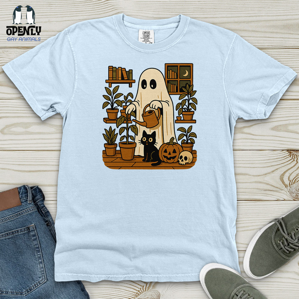 Retro Ghost Gardening Heavy Cotton Comfort Colors Tee