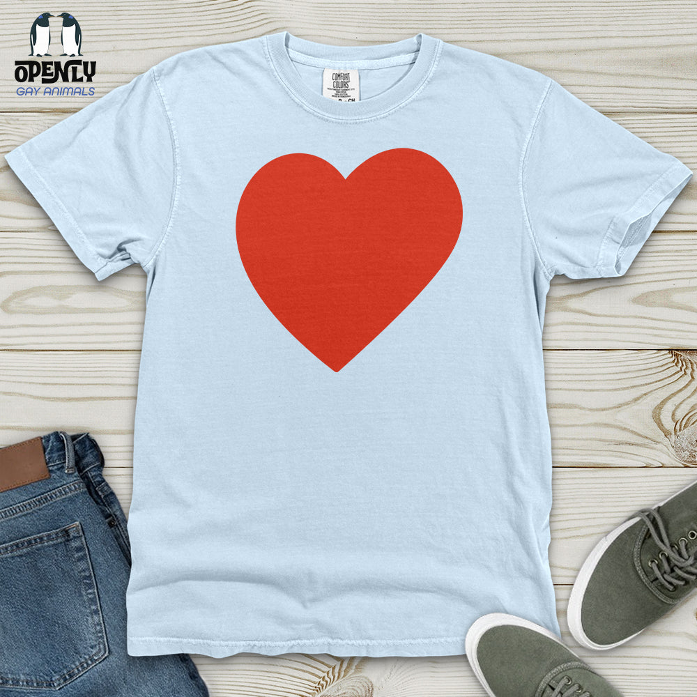 Heart Tee Heavy Cotton Comfort Colors Tee