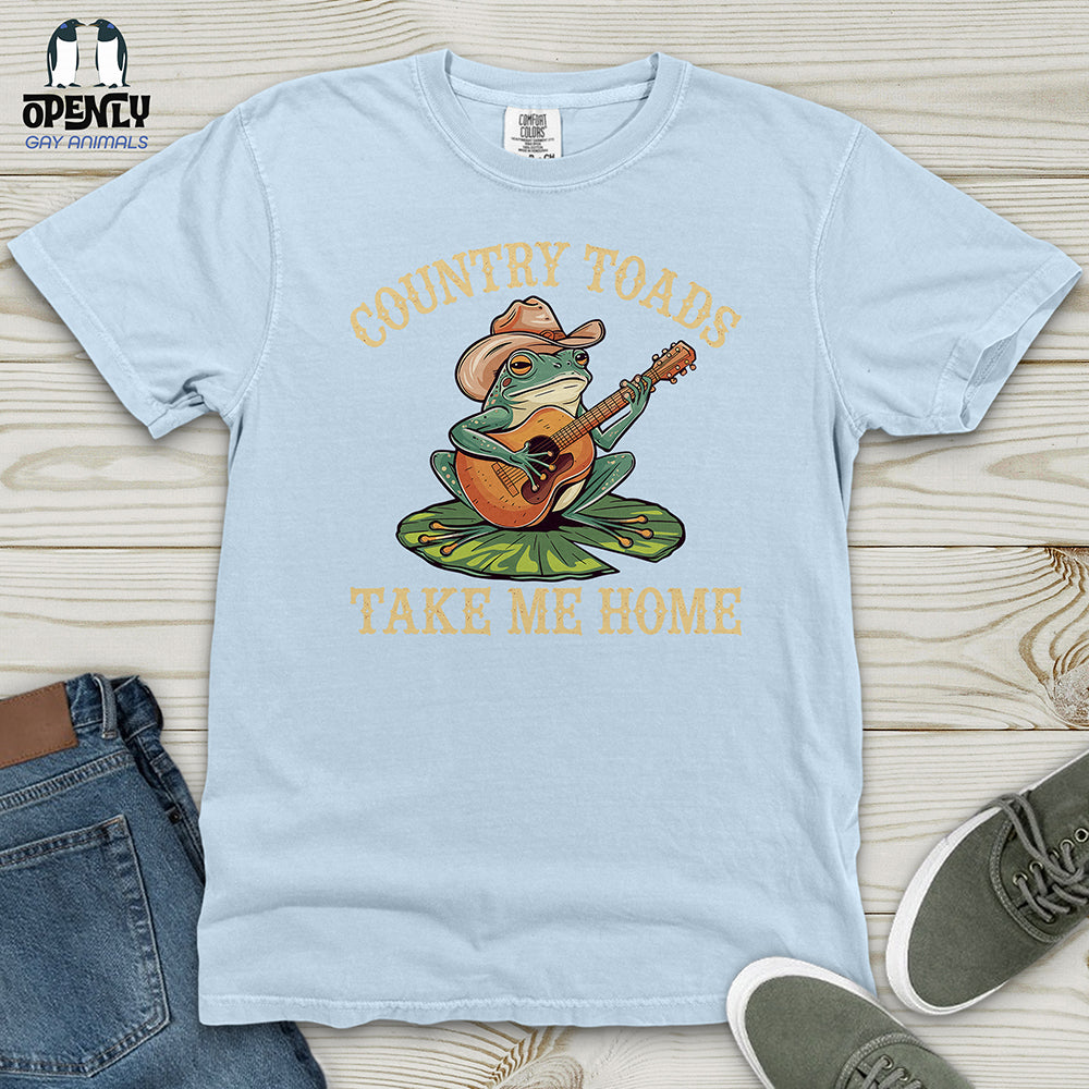 Country Toads Take Me Home Heavy Cotton Comfort Colors Tee
