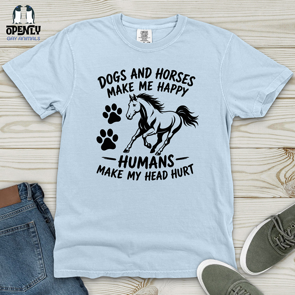 Humans Make My Head Hurt Heavy Cotton Comfort Colors Tee