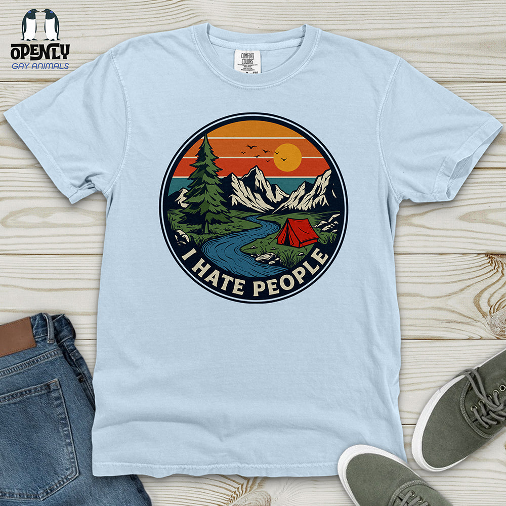 I Hate People Heavy Cotton Comfort Colors Tee