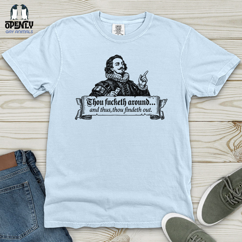 William Shakespeare Quote Heavy Cotton Comfort Colors Tee