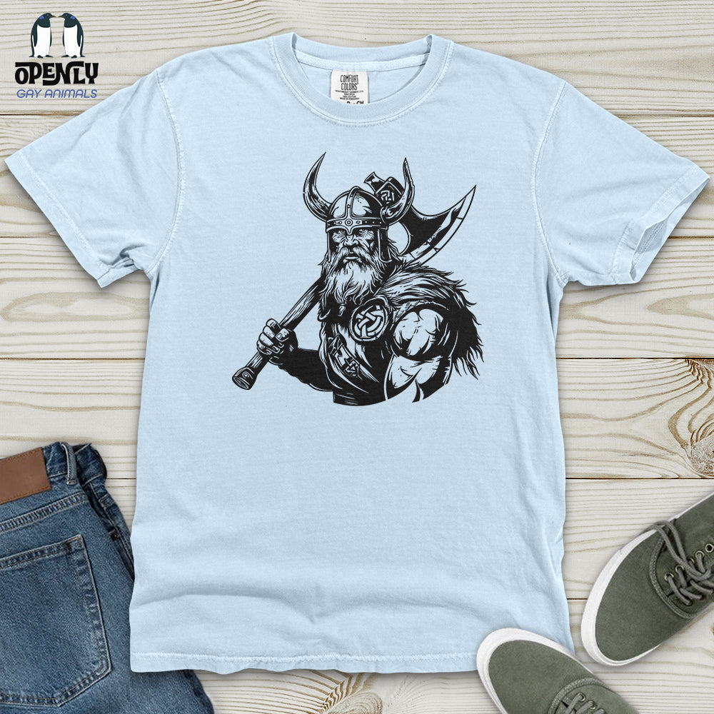 Viking Warrior Emblem Heavy Cotton Comfort Colors Tee