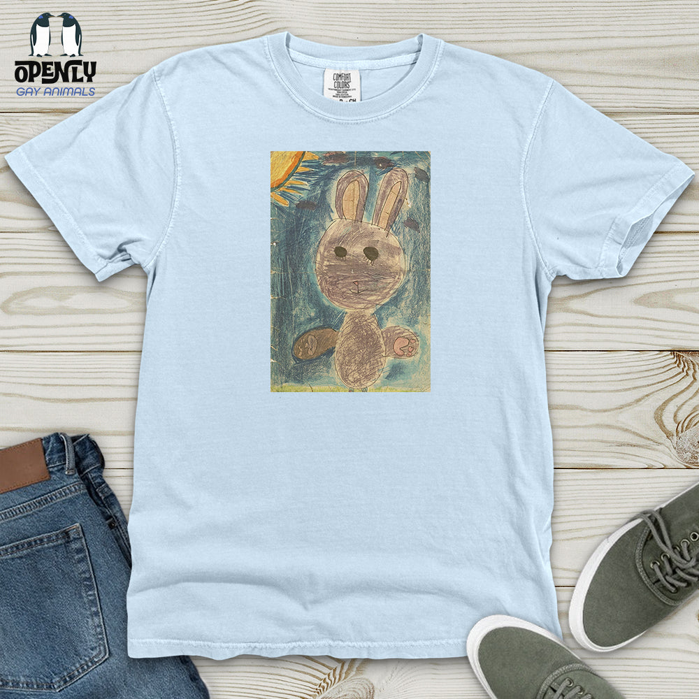 Glitch Bunny Faded Heavy Cotton Comfort Colors Tee