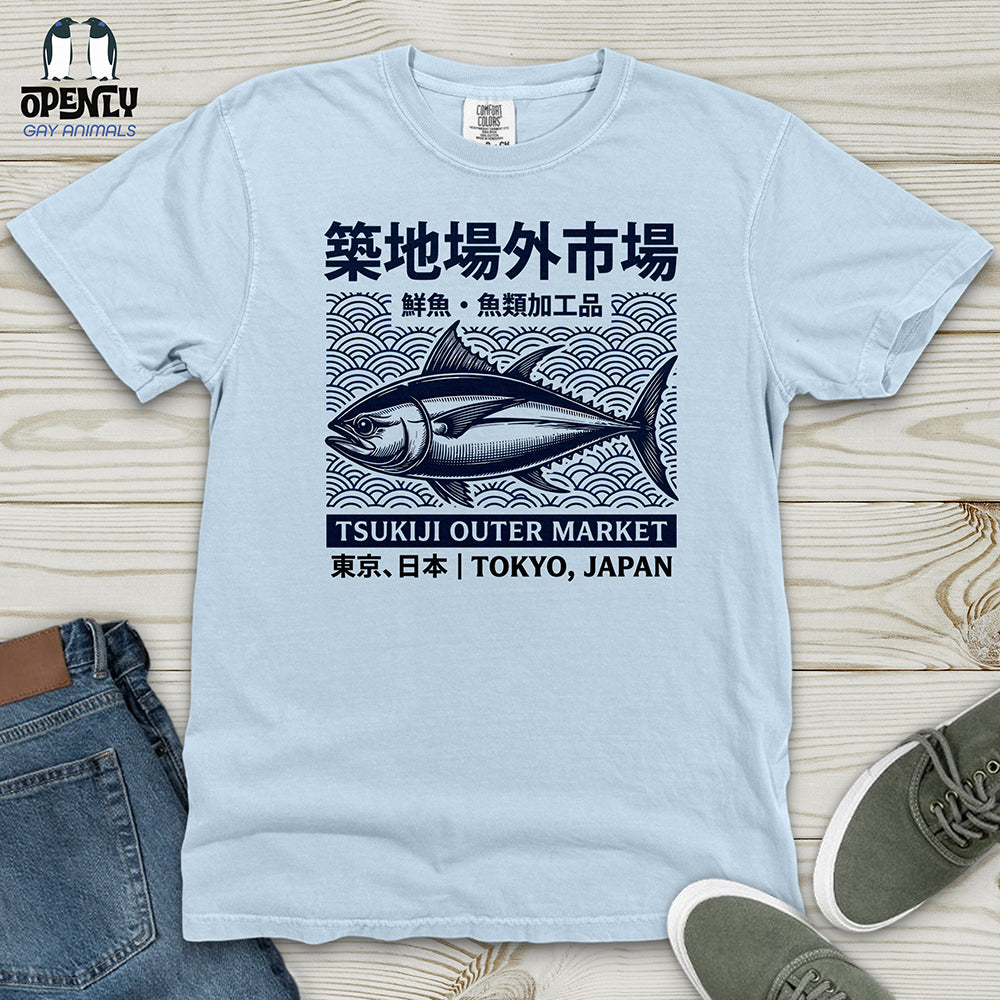 Tsukiji Fish Market Heavy Cotton Comfort Colors Tee