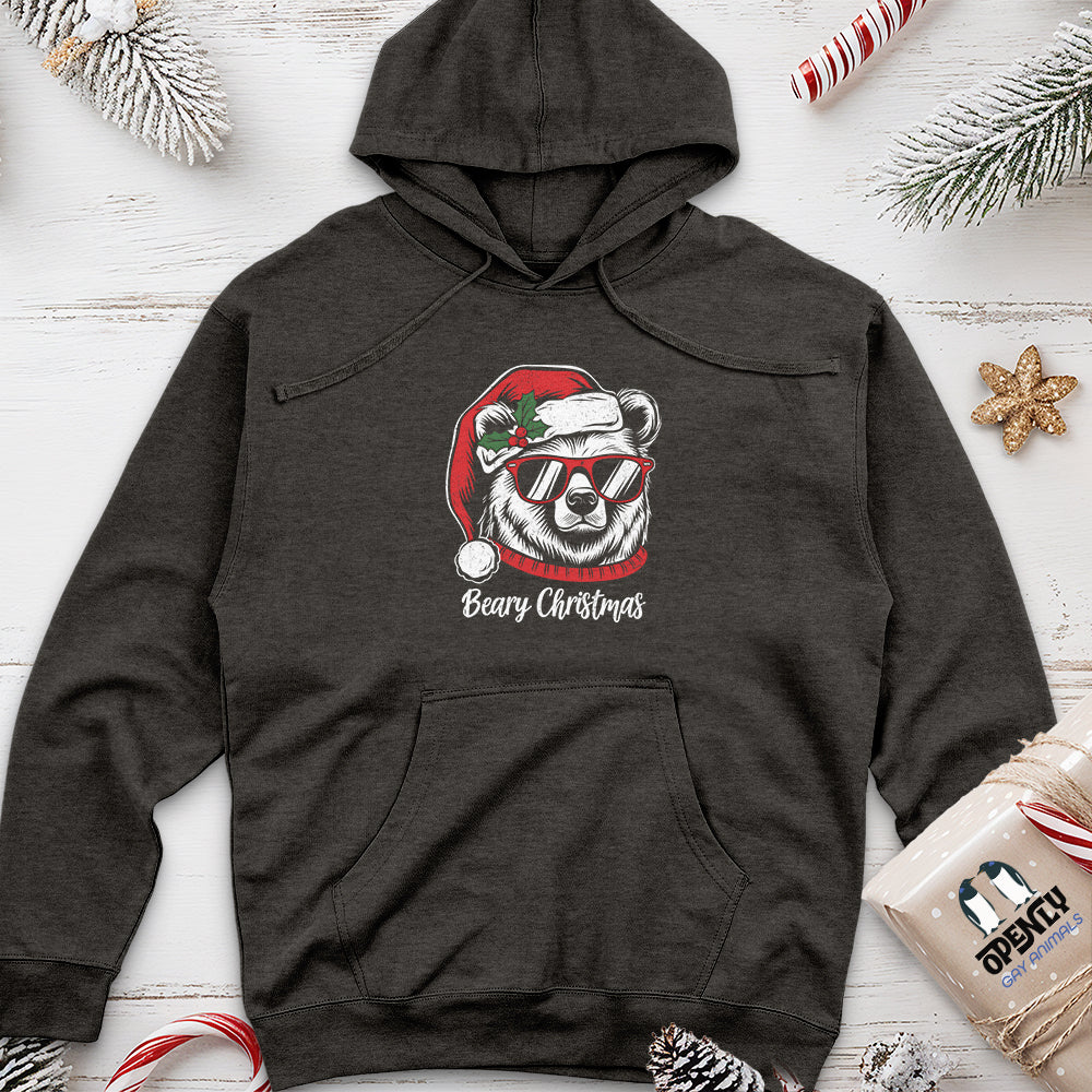 Beary Christmas Unisex Midweight Hoodie