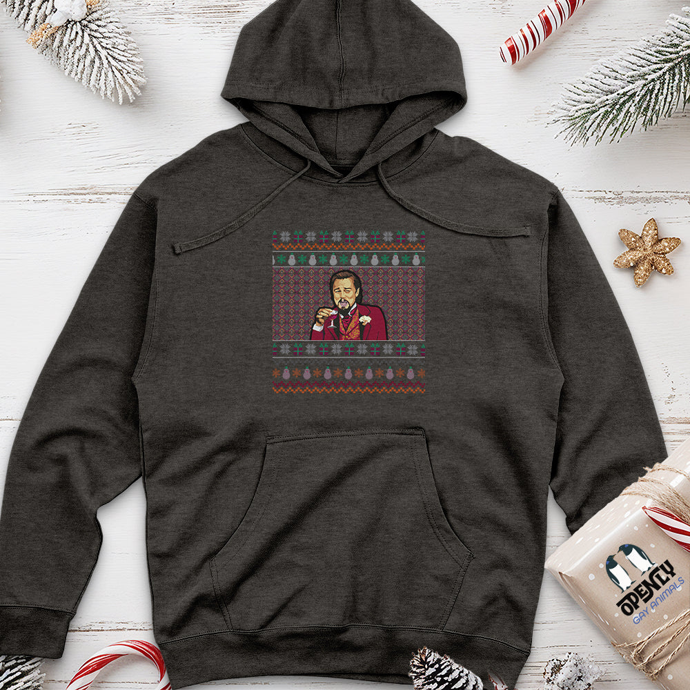 Laughing Leo DiCaprio Meme Unisex Midweight Hoodie