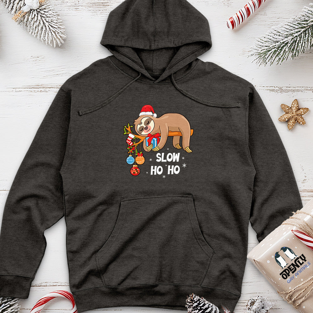 Slow Ho Ho Unisex Midweight Hoodie