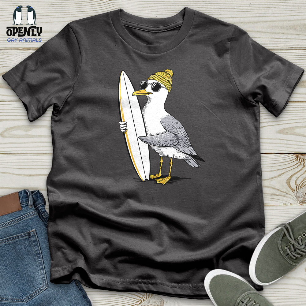 Surfing Seagull Softstyle Tee