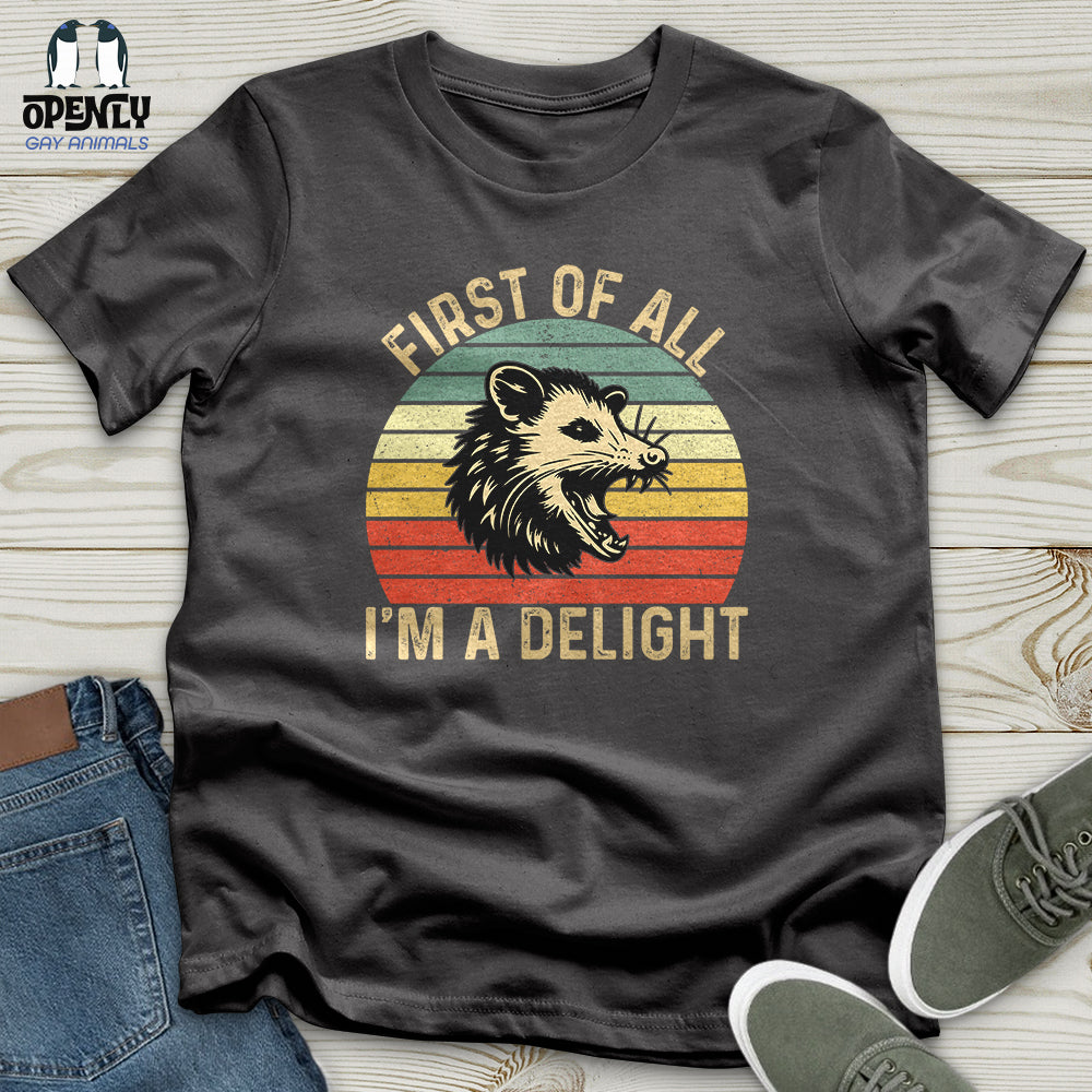 First Of All I am A Delight Softstyle Tee