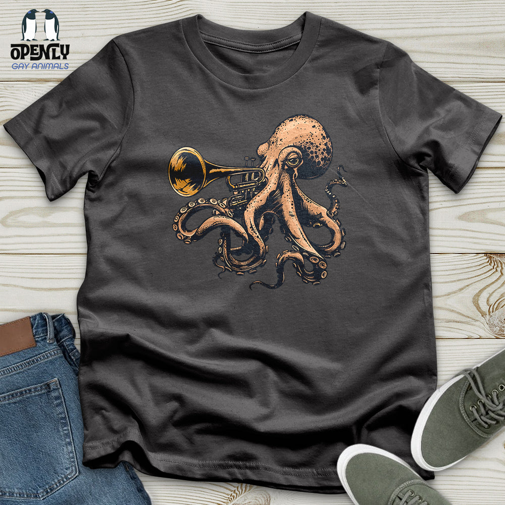 Octopus Trumpet Solo Softstyle Tee