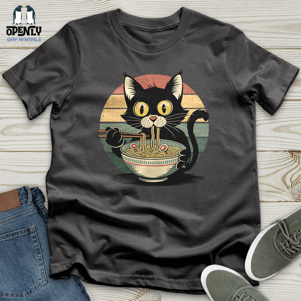 Cat With Ramen Softstyle Tee