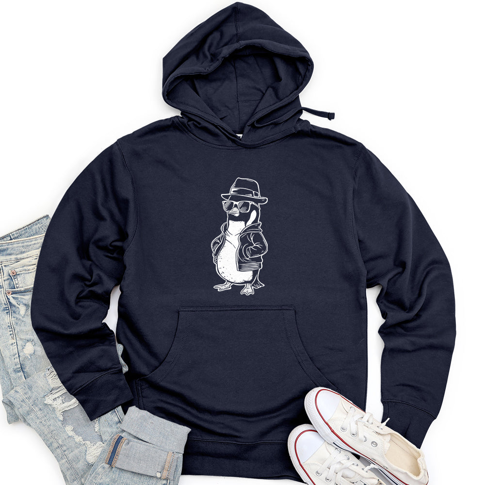 Cool Penguin Unisex Midweight Hoodie