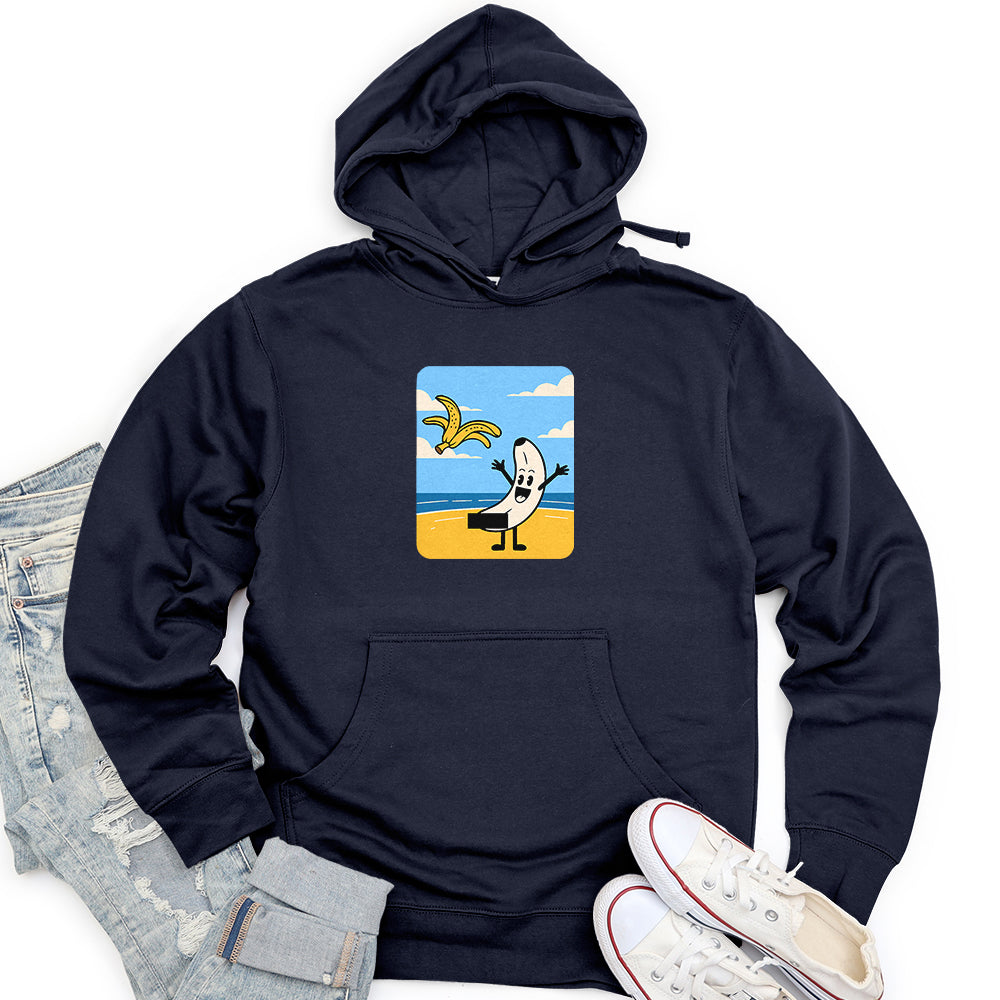 Funny Banana Unisex midweight hoodie