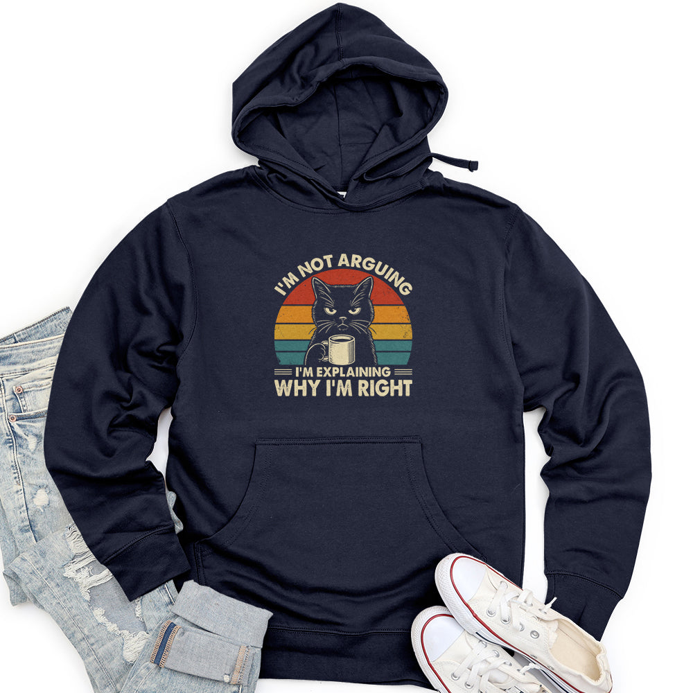 I'm Not Arguing Unisex midweight hoodie