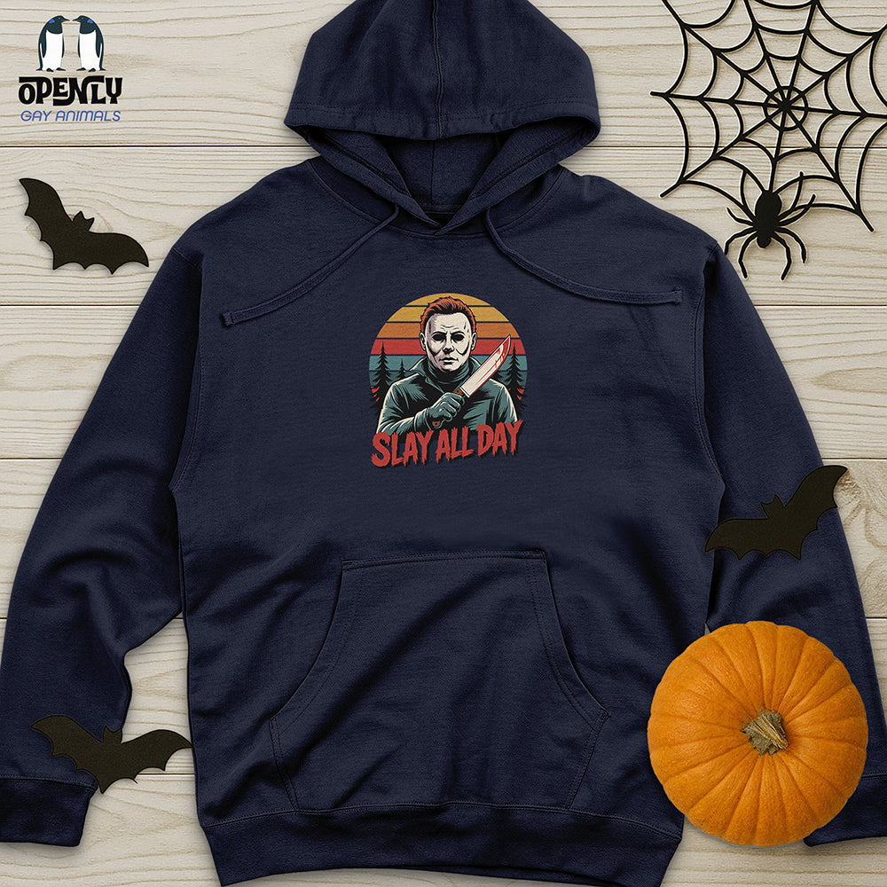 Slay All Day Unisex midweight hoodie