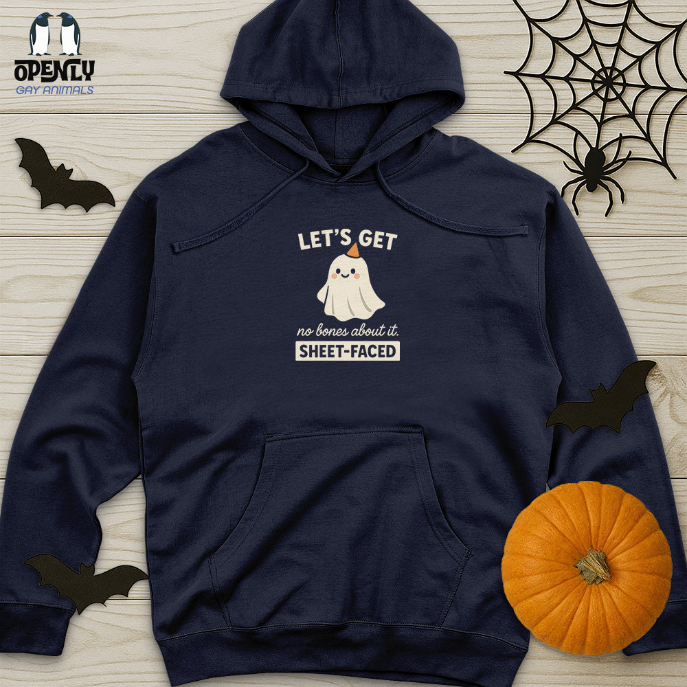 Let's Get Sheet-faced Unisex midweight hoodie