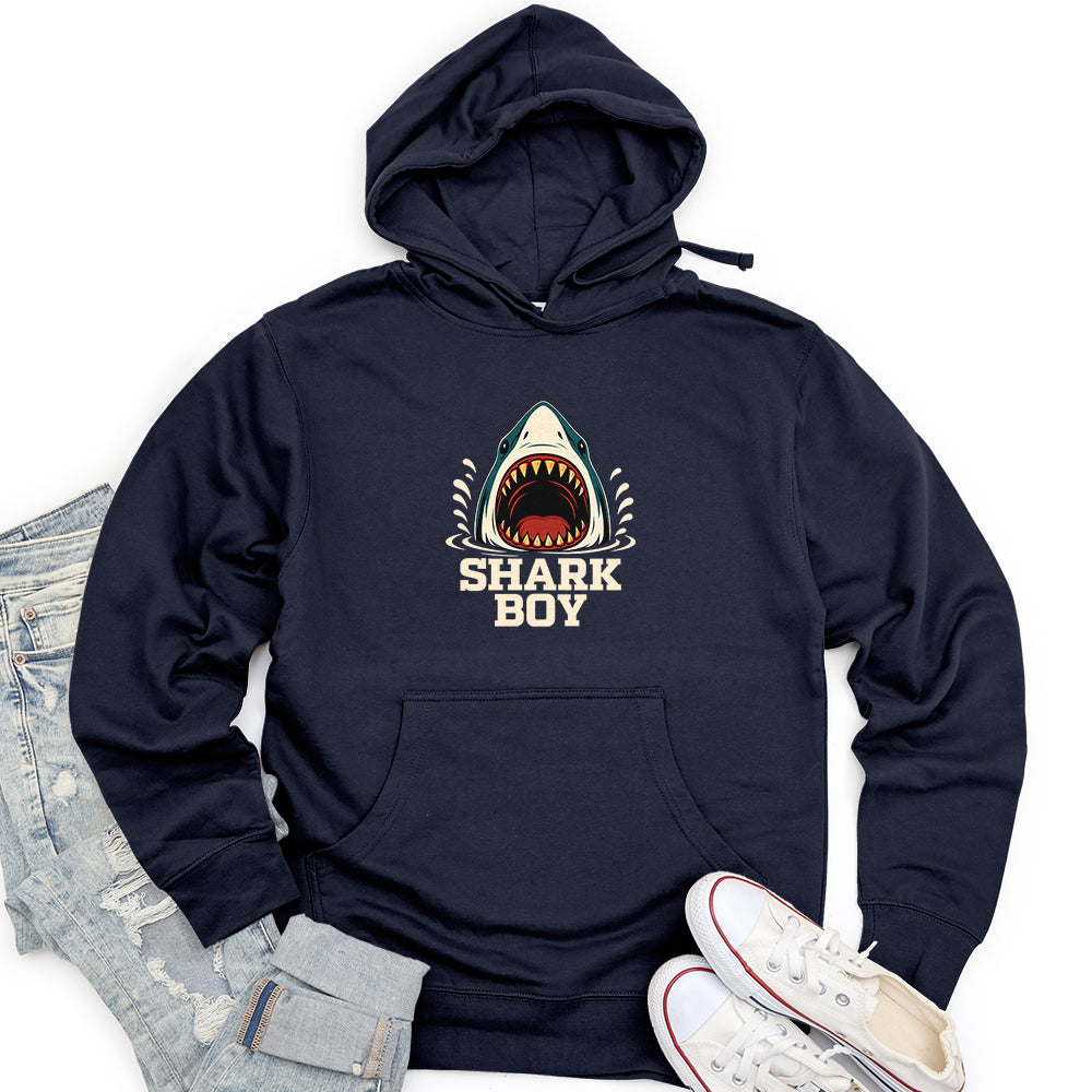Shark Boy Unisex midweight hoodie