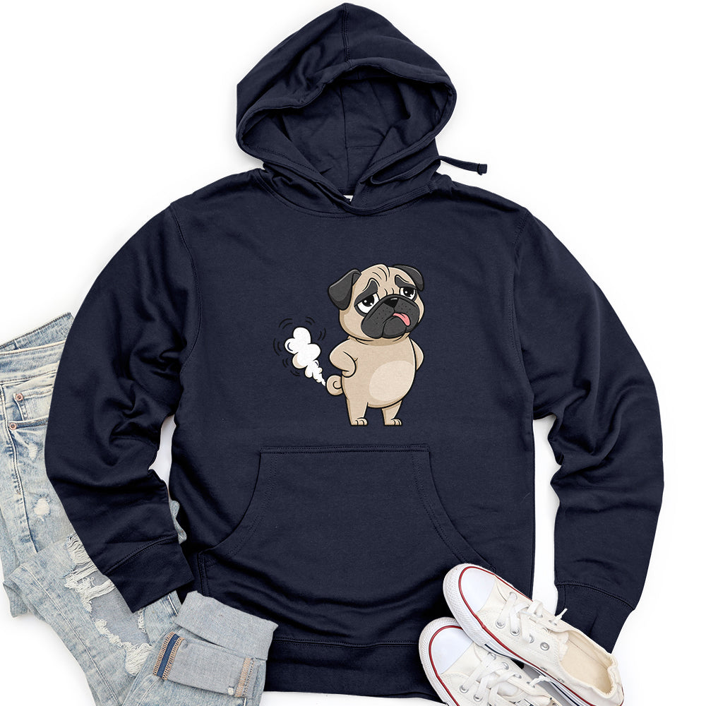 Farting Dog Unisex Midweight Hoodie