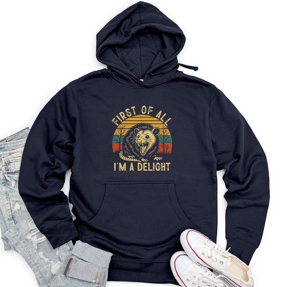 First Of All Unisex midweight hoodie