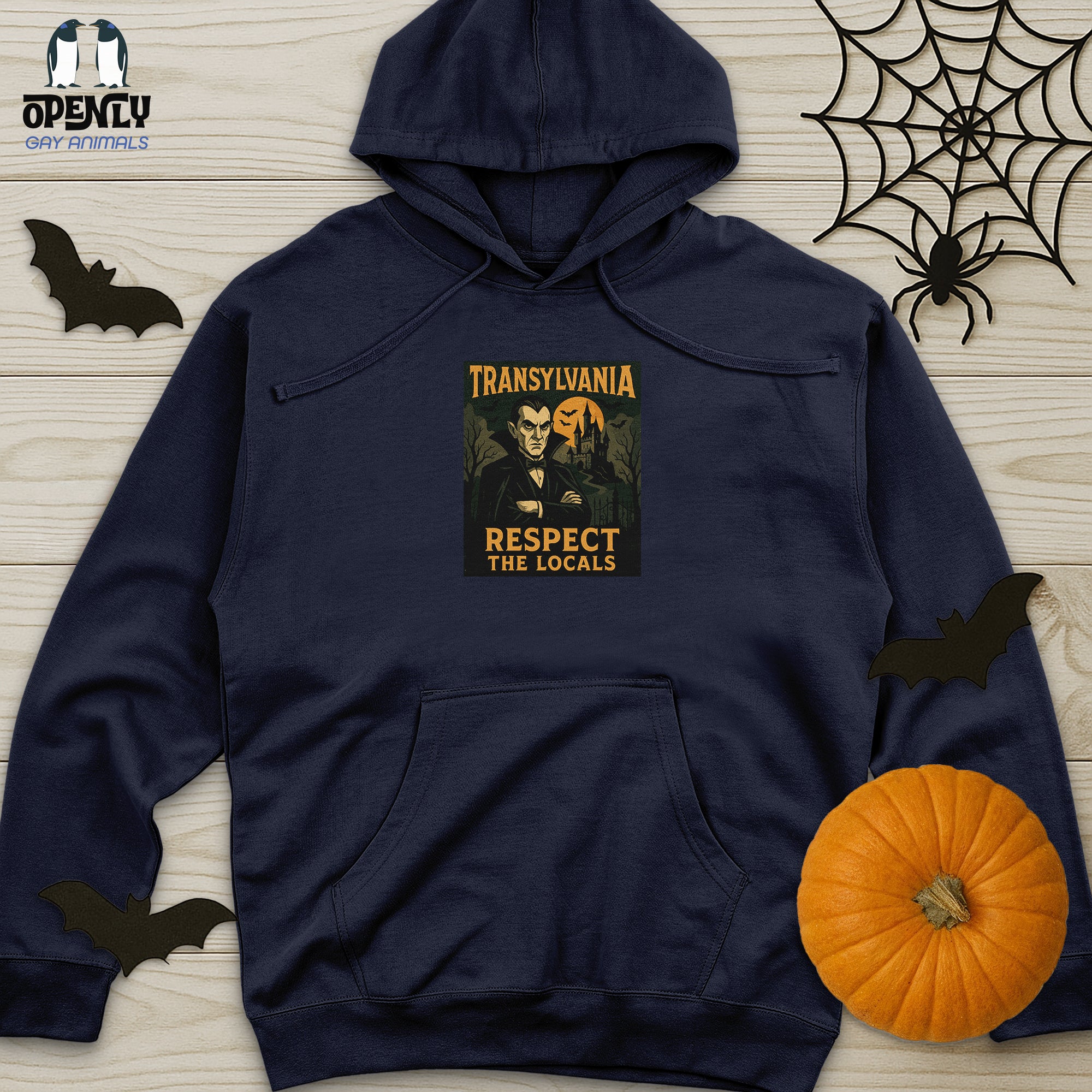 Transylvania Respect the Locals Unisex midweight hoodie