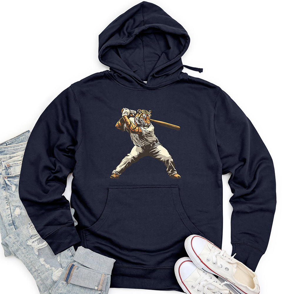 Tiger Slugger Swing Unisex Midweight Hoodie