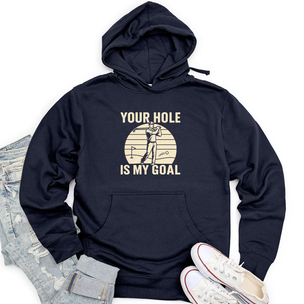 Your Hole Is My Goal Unisex midweight hoodie