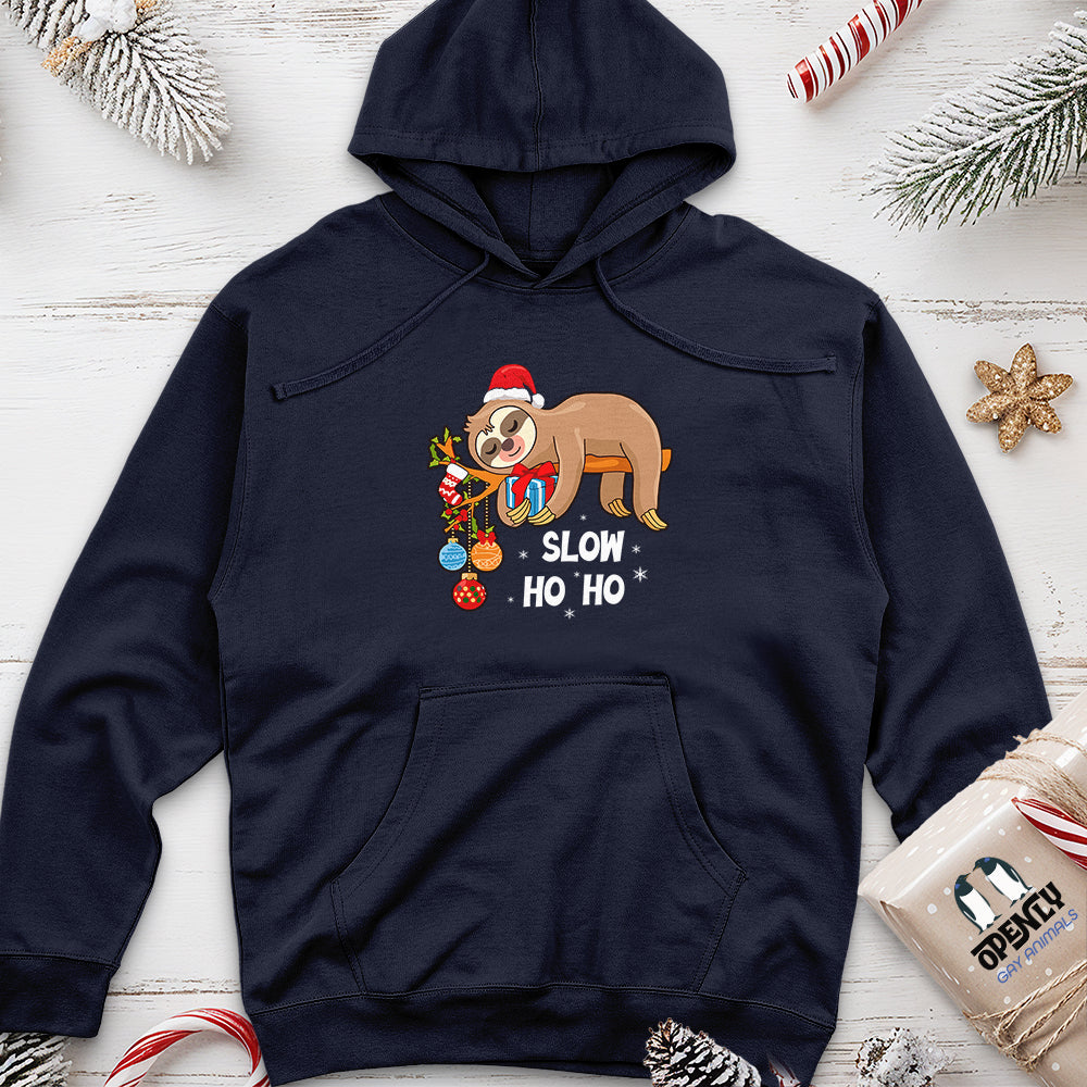 Slow Ho Ho Unisex Midweight Hoodie