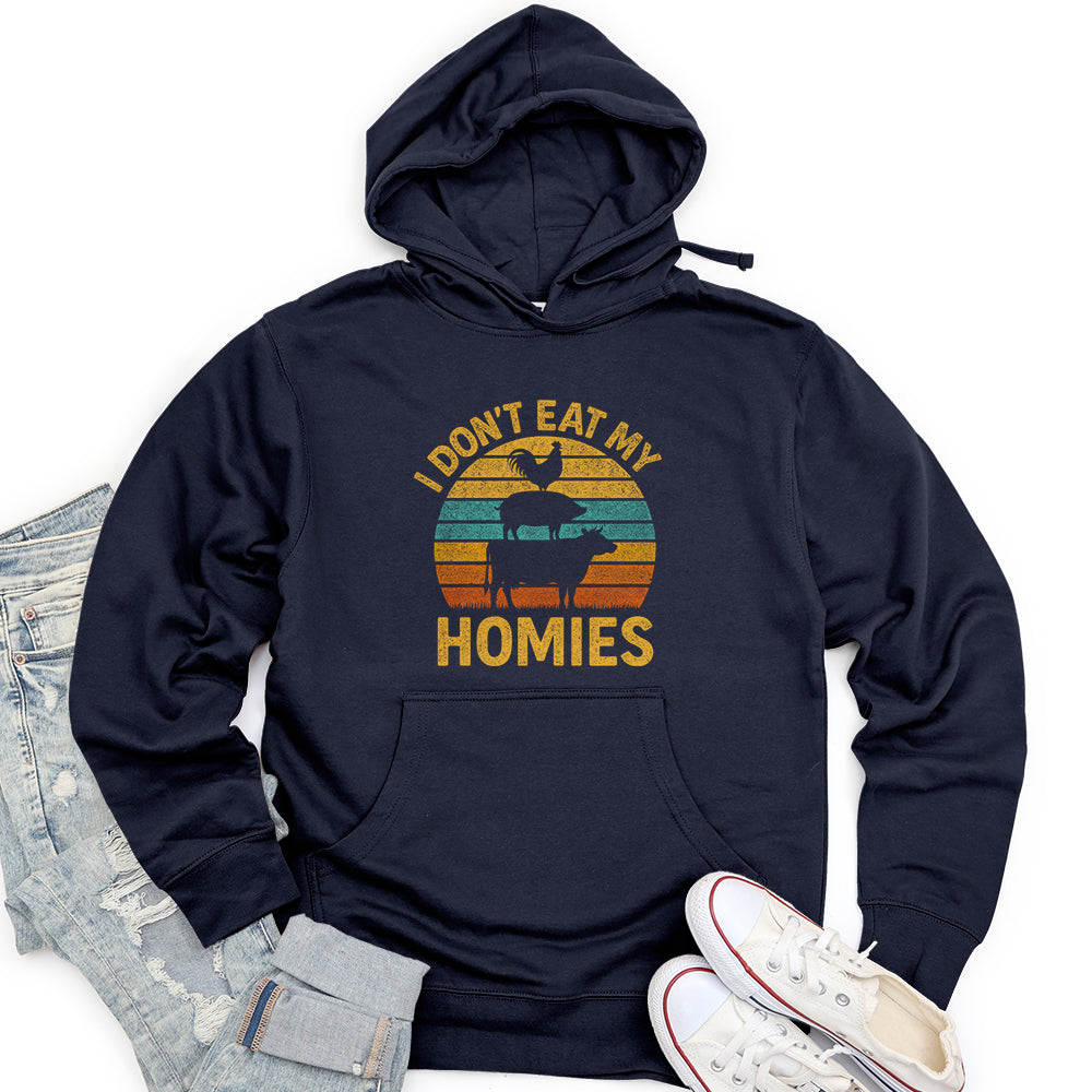 I Don't Eat My Homies Unisex Midweight Hoodie