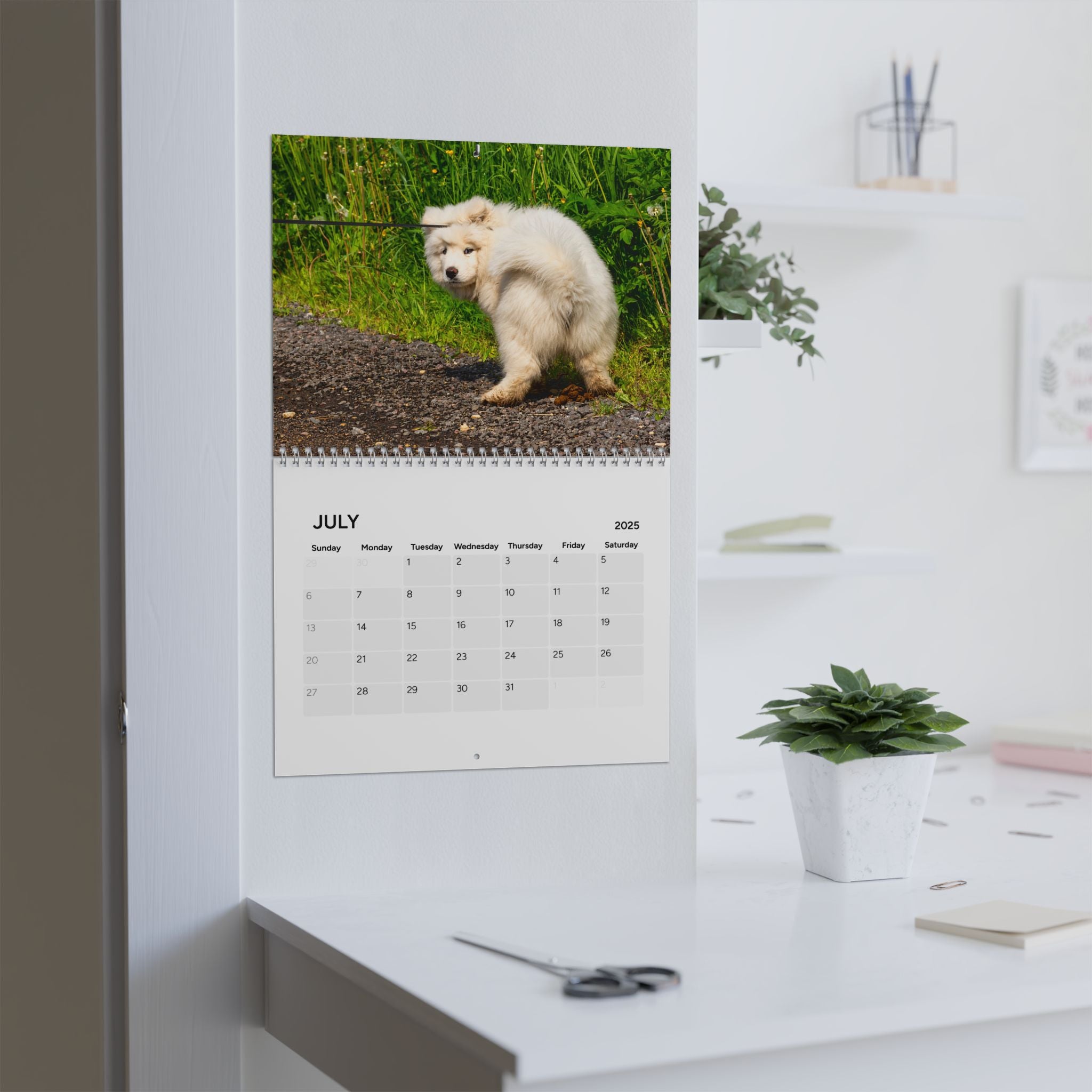 Pooping Dogs Calendar (2025)